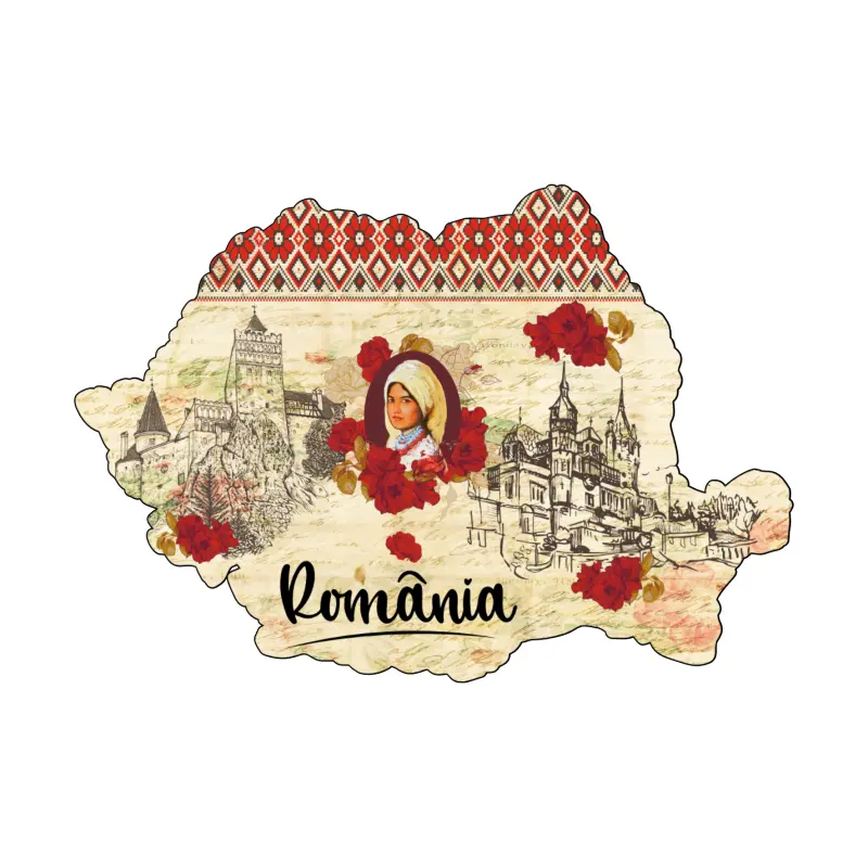 Mgs205-magnet frigider romania harta